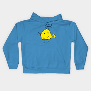 Chick Chirping Kids Hoodie